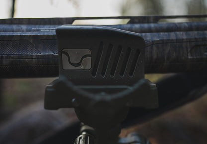 Heavy-Duty Camo Shooting Tripod – Aluminum Frame, 360° Clamp, Adjustable Legs, Bubble Level, Hands-Free Stability for Hunting