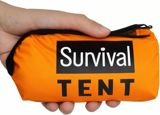 Survival Tent Kit – All-Weather Emergency Shelter with Blanket, Paracord & Whistle