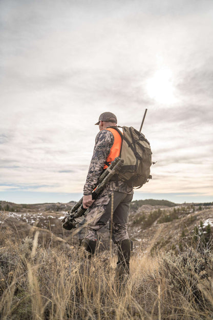 Heavy-Duty Camo Shooting Tripod – Aluminum Frame, 360° Clamp, Adjustable Legs, Bubble Level, Hands-Free Stability for Hunting